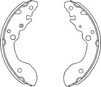 Kavo Parts KBS-8912 - Bremžu loku komplekts ps1.lv