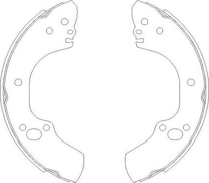 Kavo Parts KBS-3905 - Bremžu loku komplekts ps1.lv