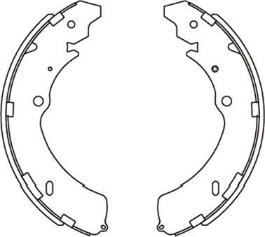 Kavo Parts KBS-3906 - Bremžu loku komplekts ps1.lv