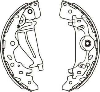 Kavo Parts KBS-3405 - Bremžu loku komplekts ps1.lv