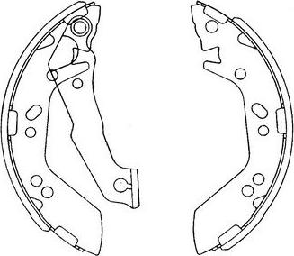 Kavo Parts KBS-3401 - Bremžu loku komplekts ps1.lv