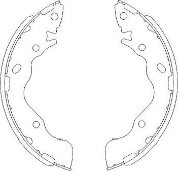 Kavo Parts KBS-3402 - Bremžu loku komplekts ps1.lv