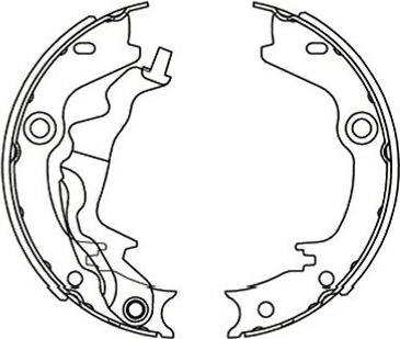 Kavo Parts KBS-3416 - Bremžu loku komplekts ps1.lv