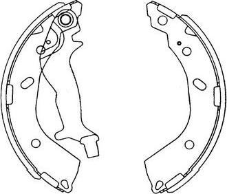 Kavo Parts KBS-3412 - Bremžu loku komplekts ps1.lv