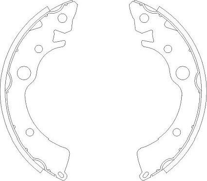 Kavo Parts KBS-2902 - Bremžu loku komplekts ps1.lv