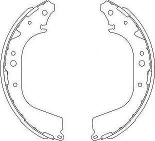 Kavo Parts KBS-7409 - Bremžu loku komplekts ps1.lv