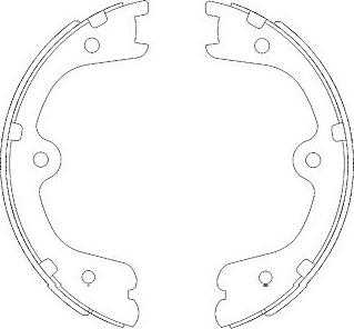 Kavo Parts KBS-7404 - Bremžu loku komplekts ps1.lv