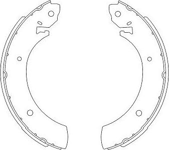 Kavo Parts KBS-7405 - Bremžu loku komplekts ps1.lv