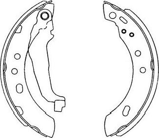 Kavo Parts KBS-7401 - Bremžu loku komplekts ps1.lv