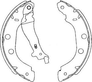 Kavo Parts KBS-7419 - Bremžu loku komplekts ps1.lv