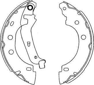 Kavo Parts KBS-7410 - Bremžu loku komplekts ps1.lv