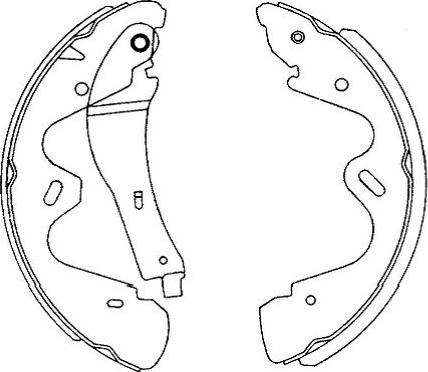 Kavo Parts KBS-7418 - Bremžu loku komplekts ps1.lv