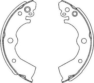 Kavo Parts KBS-7424 - Bremžu loku komplekts ps1.lv