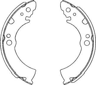 Kavo Parts KBS-7422 - Bremžu loku komplekts ps1.lv