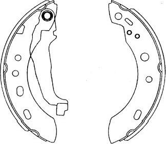 Kavo Parts KBS-7427 - Bremžu loku komplekts ps1.lv