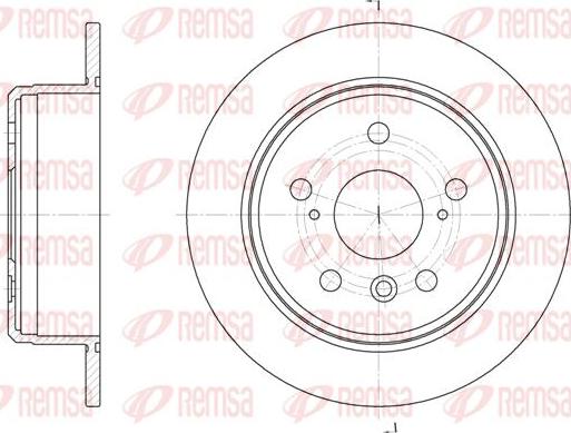 Kavo Parts BR-9358-C - Bremžu diski ps1.lv