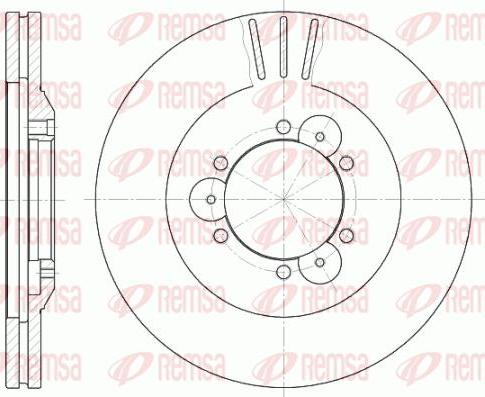 Mintex MDC0988 - Bremžu diski ps1.lv