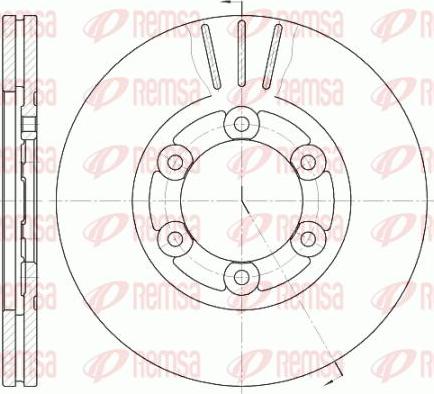 Kawe 61164 10 - Bremžu diski ps1.lv