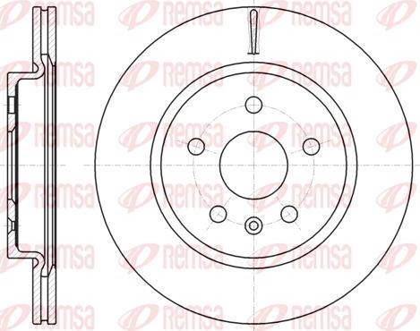 Remsa 61284.10 - Bremžu diski ps1.lv