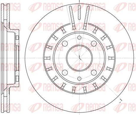 DON PCD16792 - Bremžu diski ps1.lv