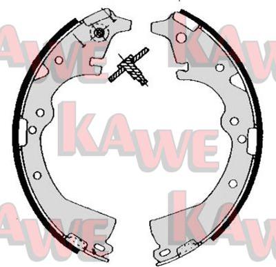 Kawe 05290 - Bremžu loku komplekts ps1.lv