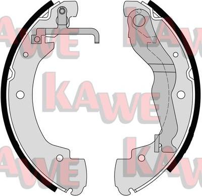 Kawe 06910 - Bremžu loku komplekts ps1.lv