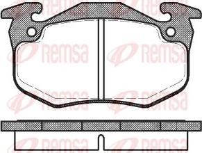 Roulunds Rubber 428281 - Bremžu uzliku kompl., Disku bremzes ps1.lv