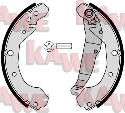 Kawe 01126 - Bremžu loku komplekts ps1.lv