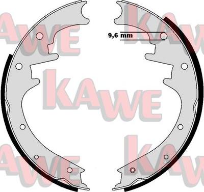 Kawe 08990 - Bremžu loku komplekts ps1.lv