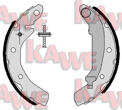 Kawe 07260 - Bremžu loku komplekts ps1.lv