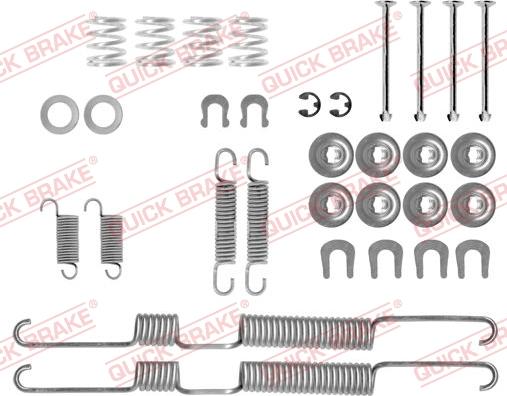 Kawe 105-0698 - Piederumu komplekts, Bremžu loki ps1.lv