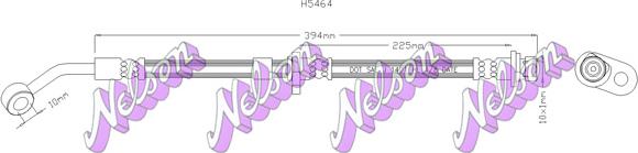 Kawe H5464 - Bremžu šļūtene ps1.lv