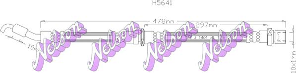 Kawe H5641 - Bremžu šļūtene ps1.lv