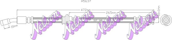 Kawe H5637 - Bremžu šļūtene ps1.lv