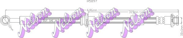 Kawe H5897 - Bremžu šļūtene ps1.lv