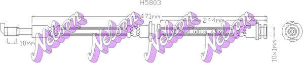 Kawe H5803 - Bremžu šļūtene ps1.lv