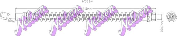 Kawe H5364 - Bremžu šļūtene ps1.lv