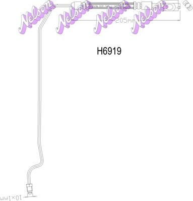 Kawe H6919 - Bremžu šļūtene ps1.lv