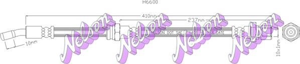 Kawe H6600 - Bremžu šļūtene ps1.lv