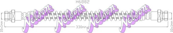 Kawe H6882 - Bremžu šļūtene ps1.lv