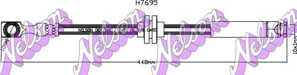 Kawe H7695 - Bremžu šļūtene ps1.lv