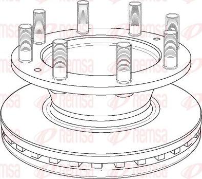 DT Spare Parts 4057795346963 - Bremžu diski ps1.lv