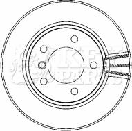 Key Parts KBD4463 - Bremžu diski ps1.lv