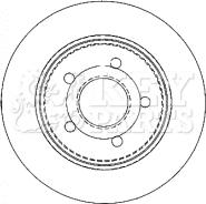 Key Parts KBD4476 - Bremžu diski ps1.lv