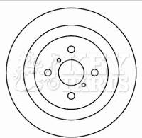 Key Parts KBD4601 - Bremžu diski ps1.lv