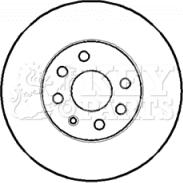 Key Parts KBD4393 - Bremžu diski ps1.lv