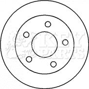 Key Parts KBD4304 - Bremžu diski ps1.lv