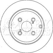 Key Parts KBD4380 - Bremžu diski ps1.lv