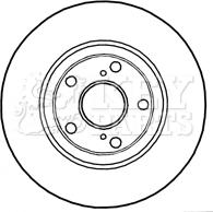 Key Parts KBD4745 - Bremžu diski ps1.lv