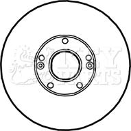 Key Parts KBD4702 - Bremžu diski ps1.lv